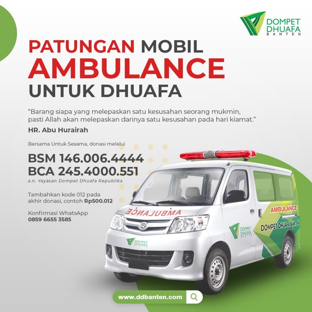 patungan ambulance gratis untuk dhuafa