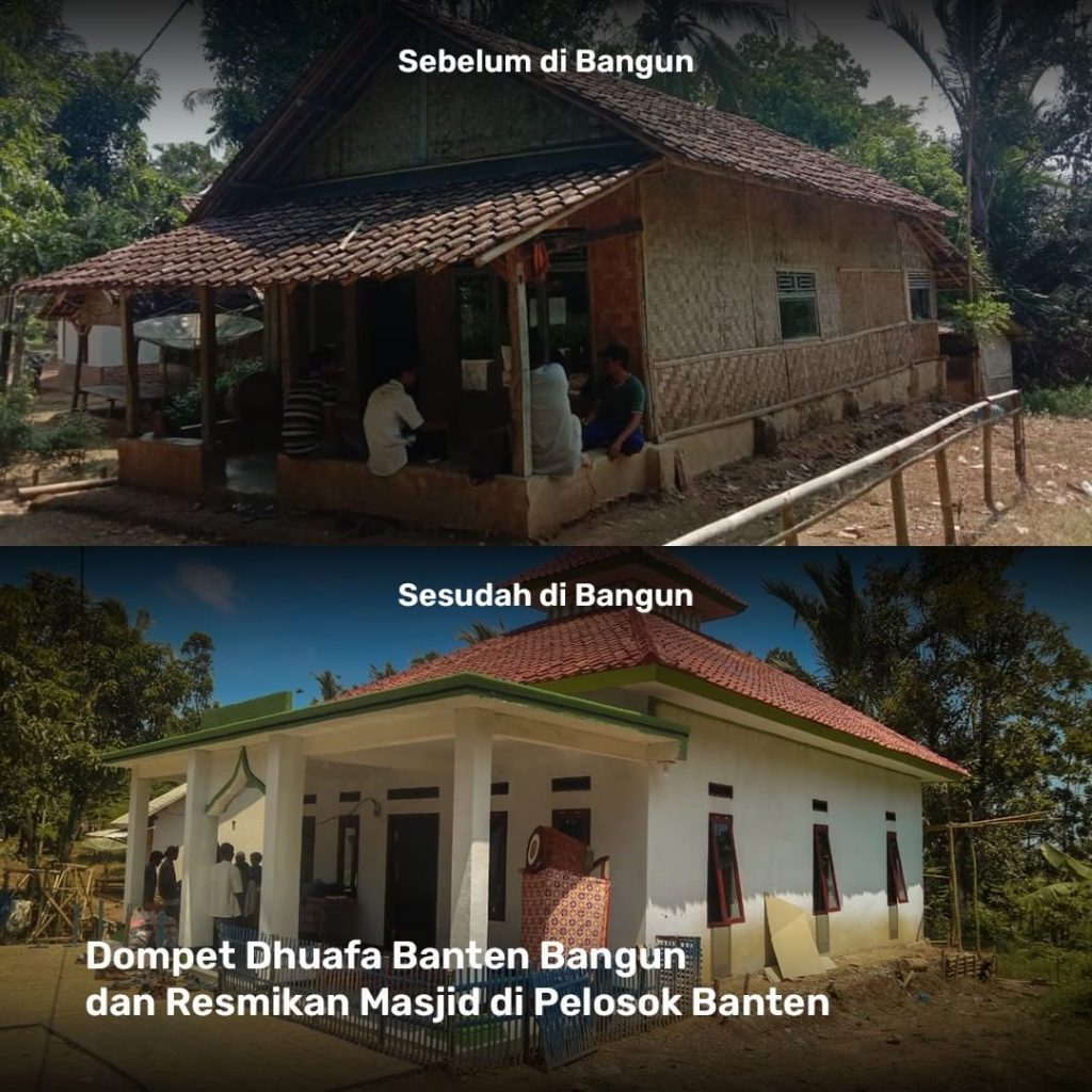 Dompet Dhuafa Banten Bangun dan Resmikan Masjid di kampung Peuris