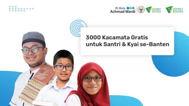 3000 kacamata gratis untuk santri & Kyai se-Banten