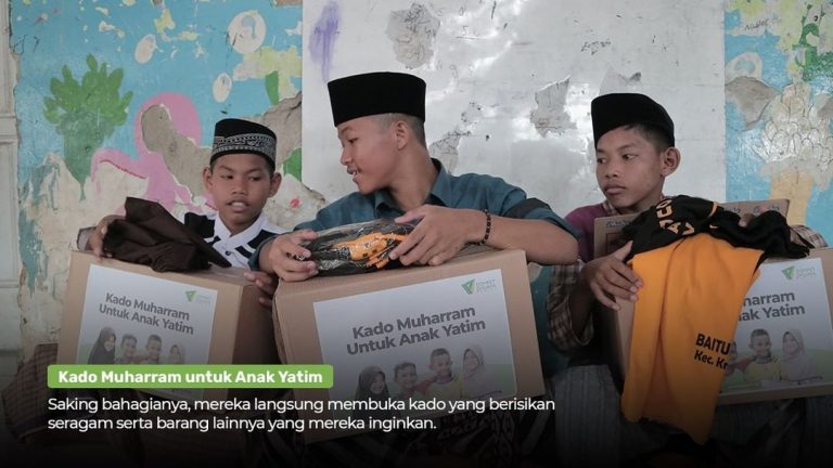 Berbagi Kebahagiaan di Bulan Muharram, Dompet Dhuafa Banten Berikan Kado Untuk Anak Yatim